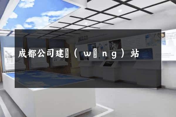成都公司建網(wǎng)站