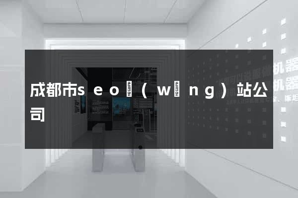 成都市seo網(wǎng)站公司