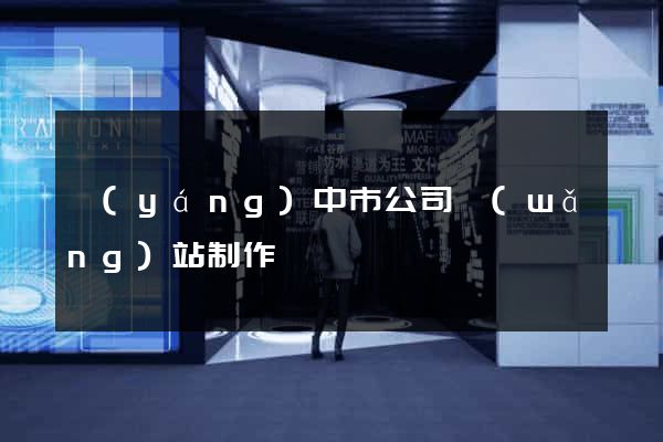揚(yáng)中市公司網(wǎng)站制作