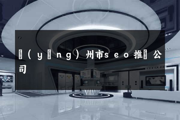 揚(yáng)州市seo推廣公司