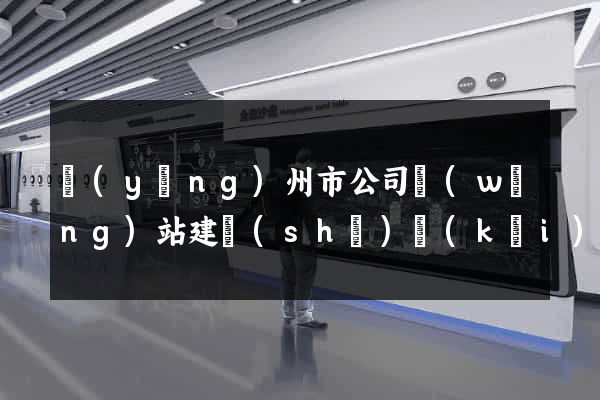揚(yáng)州市公司網(wǎng)站建設(shè)開(kāi)發(fā)