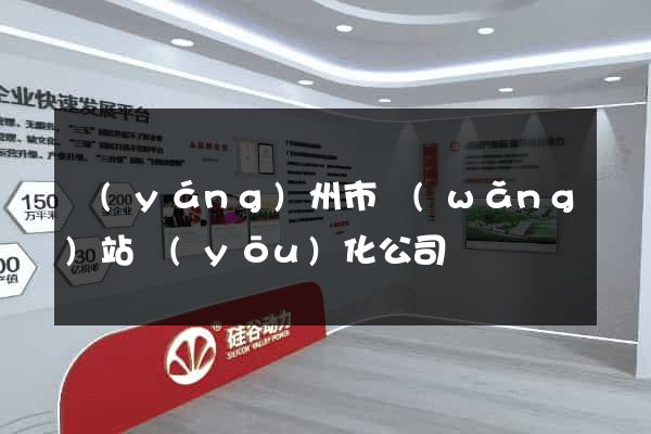 揚(yáng)州市網(wǎng)站優(yōu)化公司