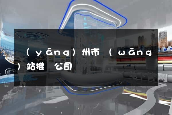 揚(yáng)州市網(wǎng)站推廣公司