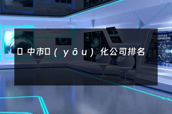 揚中市優(yōu)化公司排名