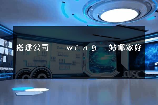 搭建公司網(wǎng)站哪家好