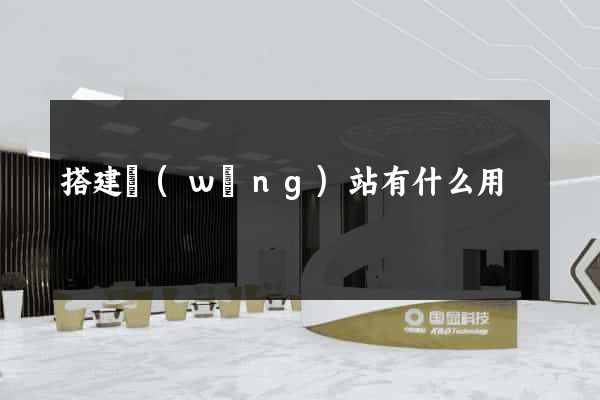 搭建網(wǎng)站有什么用