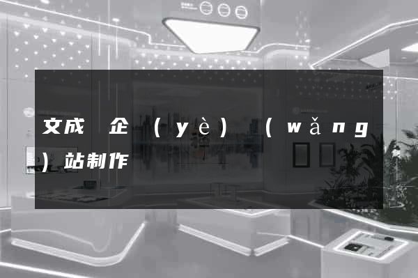 文成縣企業(yè)網(wǎng)站制作