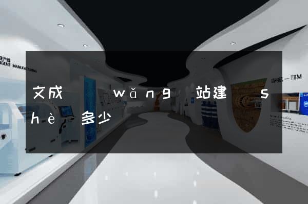 文成縣網(wǎng)站建設(shè)多少錢
