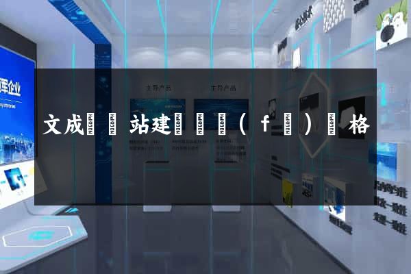 文成縣網站建設開發(fā)價格