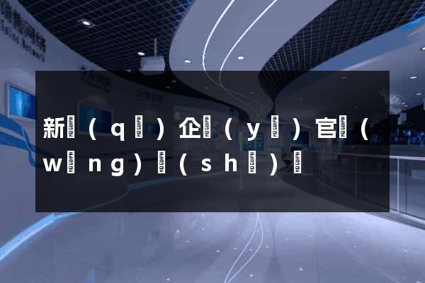 新區(qū)企業(yè)官網(wǎng)設(shè)計