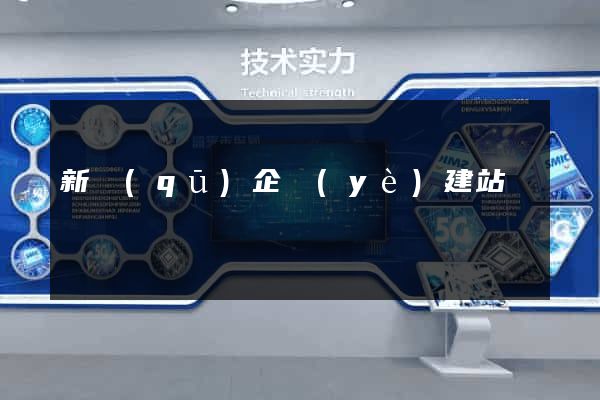 新區(qū)企業(yè)建站