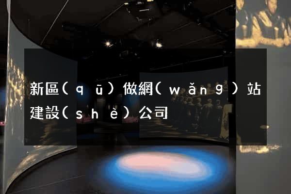 新區(qū)做網(wǎng)站建設(shè)公司