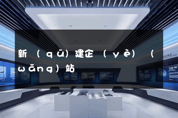 新區(qū)建企業(yè)網(wǎng)站