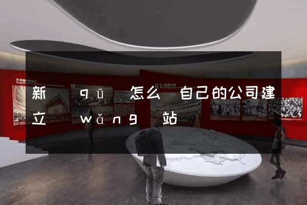 新區(qū)怎么給自己的公司建立網(wǎng)站