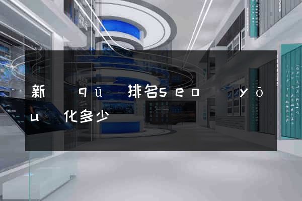 新區(qū)排名seo優(yōu)化多少錢