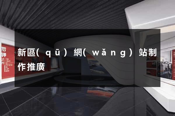 新區(qū)網(wǎng)站制作推廣