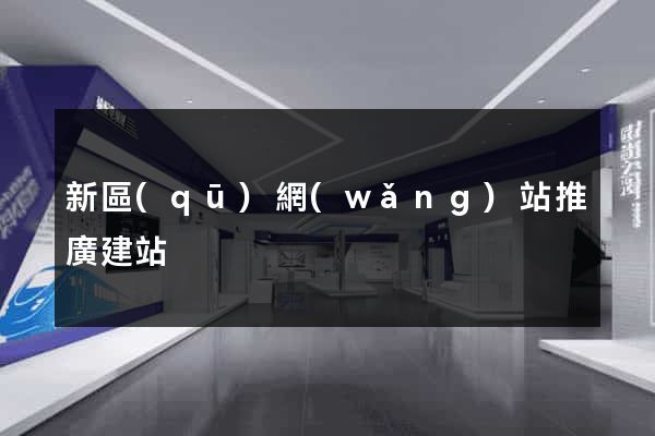 新區(qū)網(wǎng)站推廣建站