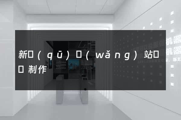 新區(qū)網(wǎng)站設計制作