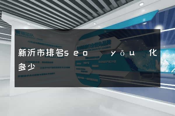 新沂市排名seo優(yōu)化多少錢