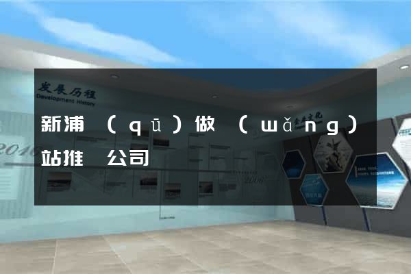 新浦區(qū)做網(wǎng)站推廣公司