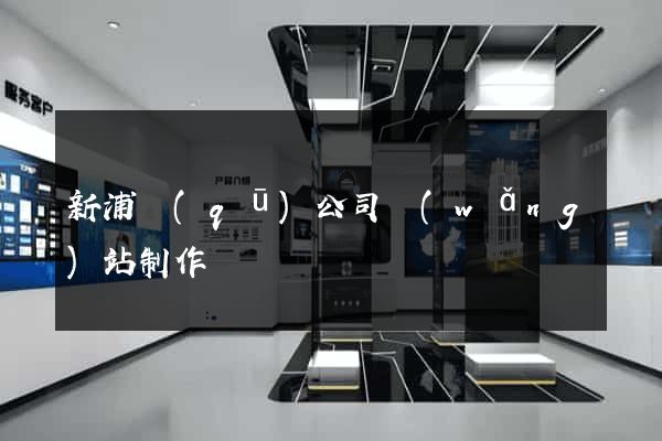 新浦區(qū)公司網(wǎng)站制作