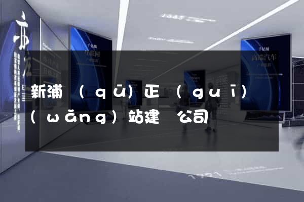 新浦區(qū)正規(guī)網(wǎng)站建設公司