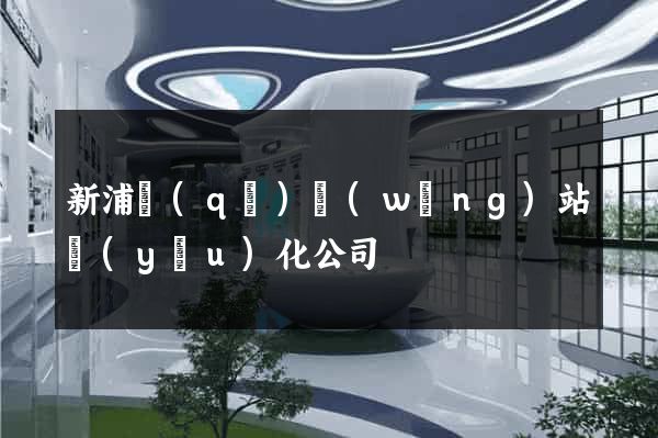 新浦區(qū)網(wǎng)站優(yōu)化公司