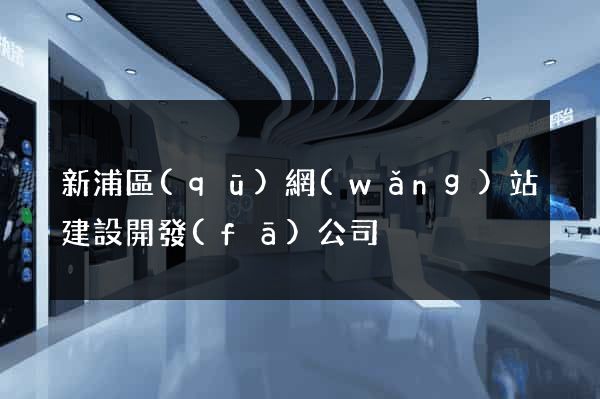 新浦區(qū)網(wǎng)站建設開發(fā)公司