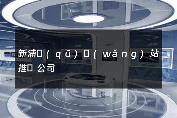 新浦區(qū)網(wǎng)站推廣公司