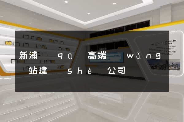 新浦區(qū)高端網(wǎng)站建設(shè)公司