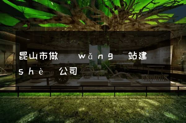 昆山市做網(wǎng)站建設(shè)公司