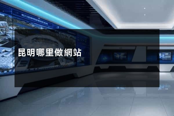 昆明哪里做網站