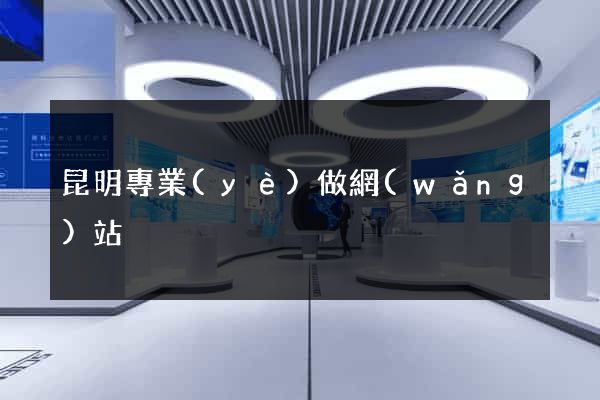 昆明專業(yè)做網(wǎng)站