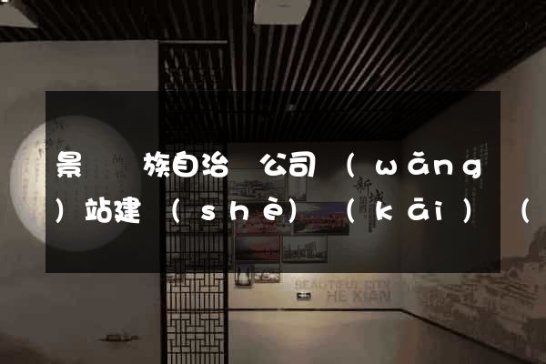 景寧畬族自治縣公司網(wǎng)站建設(shè)開(kāi)發(fā)