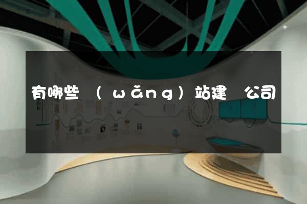 有哪些網(wǎng)站建設公司
