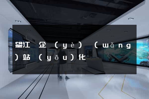 望江縣企業(yè)網(wǎng)站優(yōu)化