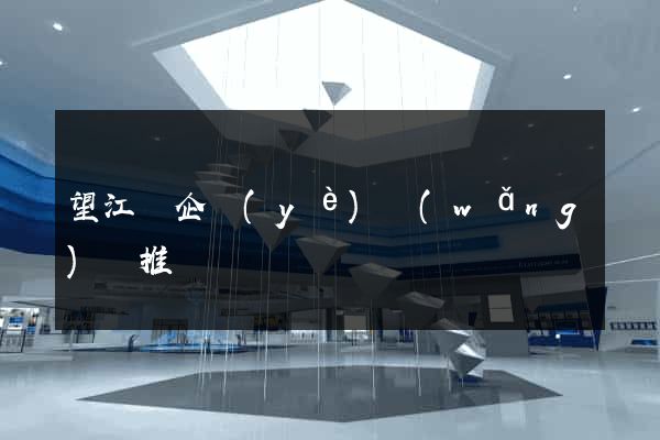 望江縣企業(yè)網(wǎng)絡推廣
