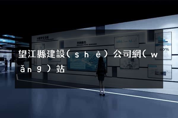 望江縣建設(shè)公司網(wǎng)站