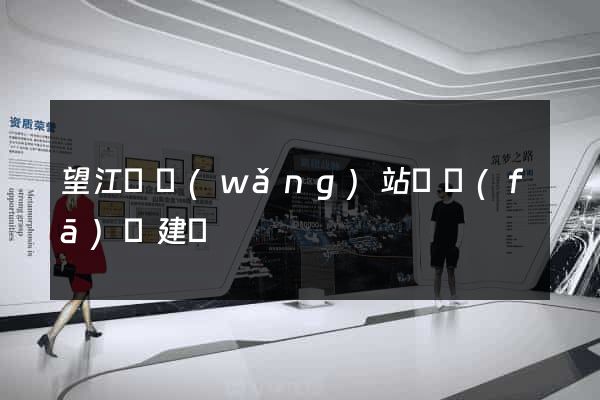 望江縣網(wǎng)站開發(fā)與建設