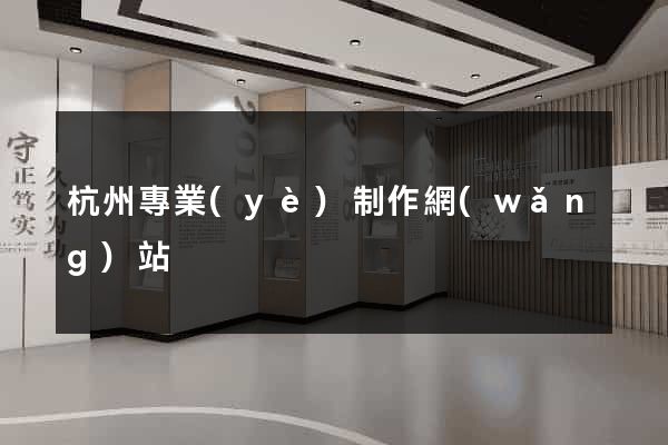杭州專業(yè)制作網(wǎng)站