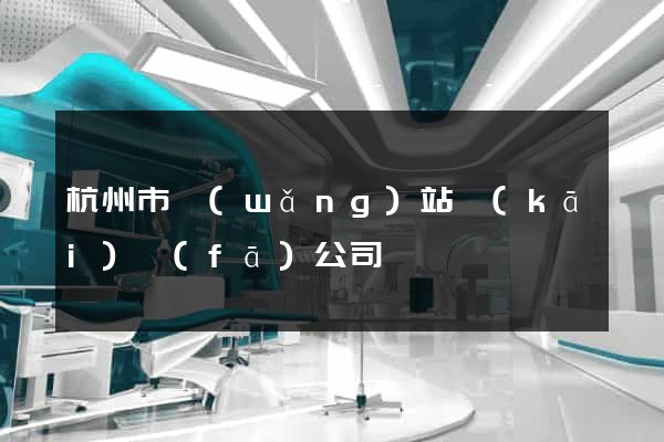 杭州市網(wǎng)站開(kāi)發(fā)公司