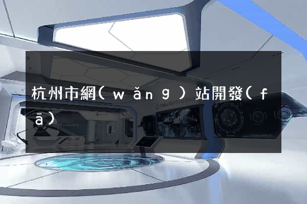 杭州市網(wǎng)站開發(fā)