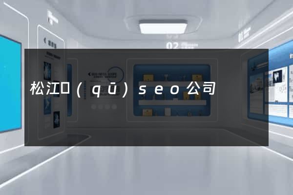 松江區(qū)seo公司