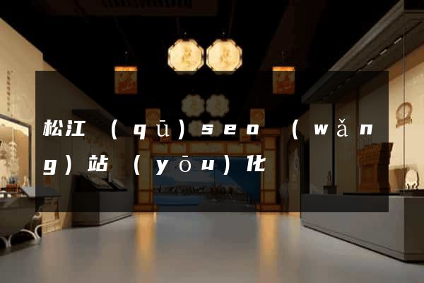 松江區(qū)seo網(wǎng)站優(yōu)化