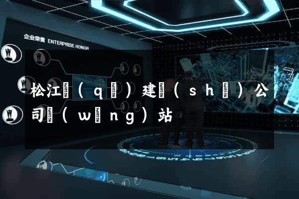 松江區(qū)建設(shè)公司網(wǎng)站