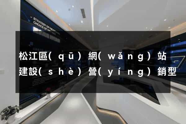 松江區(qū)網(wǎng)站建設(shè)營(yíng)銷型