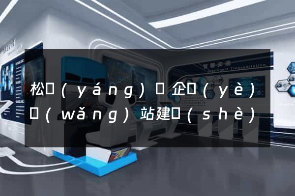 松陽(yáng)縣企業(yè)網(wǎng)站建設(shè)