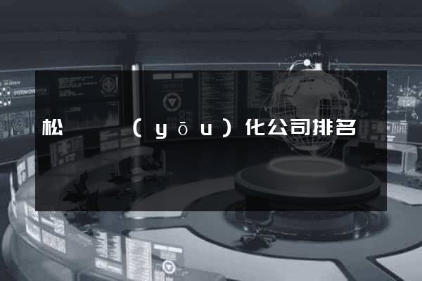松陽縣優(yōu)化公司排名
