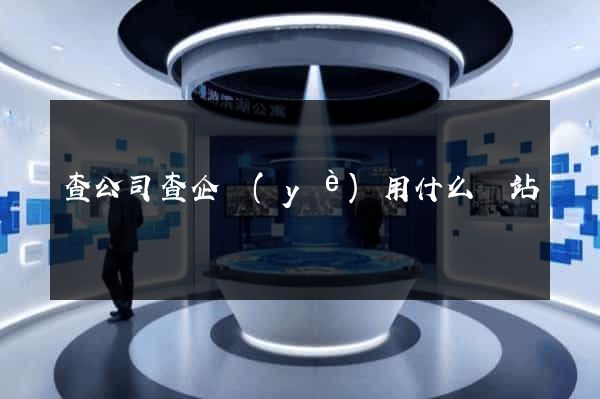 查公司查企業(yè)用什么網站
