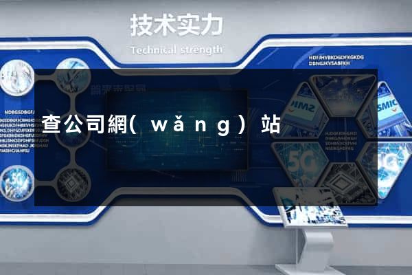 查公司網(wǎng)站